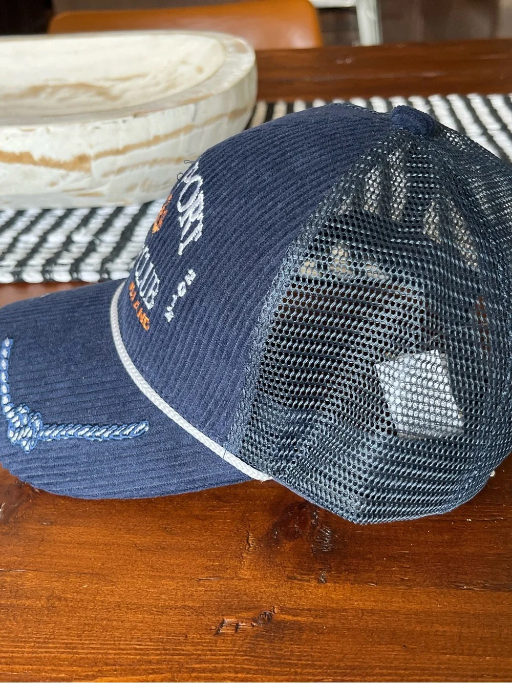 Anthropologie Corduroy Newport Sailing Club Hat New One Size